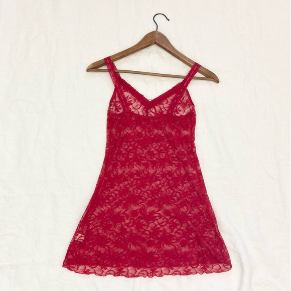 Jolie Red Lace Chemise Slip Dress Nighty - Picture 5 of 9